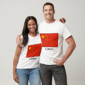 Chinese vlag t-shirt (Unisex)