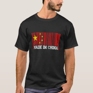 Chinese vlag t-shirt