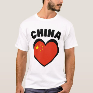 Chinese vlag t-shirt