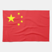 Chinese vlag theedoek (Horizontaal)