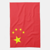 Chinese vlag theedoek (Verticaal)