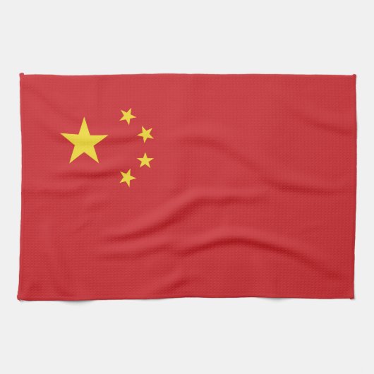 Chinese vlag theedoek (Horizontaal)