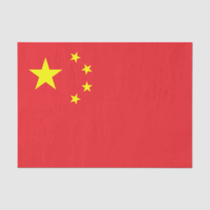 Chinese vlag tissuepapier
