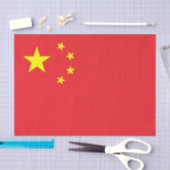 Chinese vlag tissuepapier (Craft)