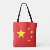 Chinese vlag tote bag (Achterkant)