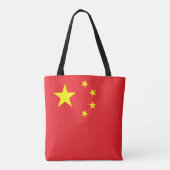 Chinese vlag tote bag (Achterkant)