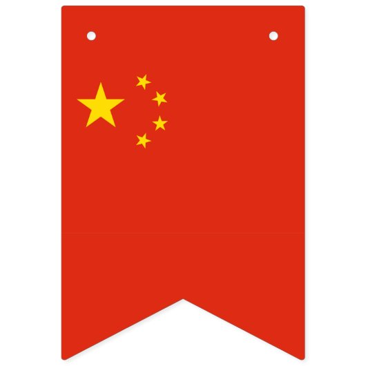 Chinese vlag vlaggetjes (Tweede vlag)
