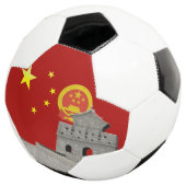 Chinese vlag voetbal (Drie kwart)
