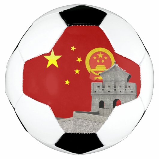 Chinese vlag voetbal (Voorkant)