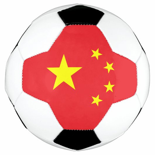Chinese vlag voetbal (Voorkant)
