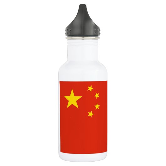 Chinese vlag Vrijheidsfles Waterfles (Links)