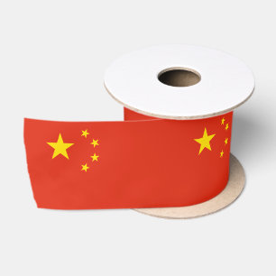 Chinese Vlaglint, patriottisch China Satijnen Lint