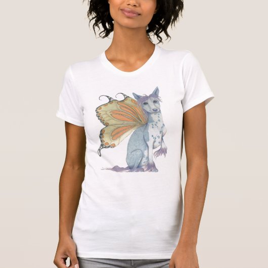 chinese vlinderhond t-shirt (Voorkant)