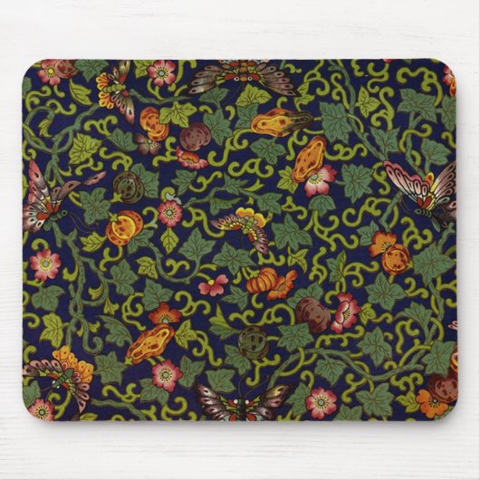  Chinese vlinders en bloemen Muismat (Voorkant)