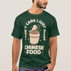 Chinese Voedsel Aziatische Koken Foodie Eetwaar St T-shirt