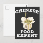 Chinese voedseldeskundige Aziatische neodle Lover Briefkaart (Voorkant / Achterkant)