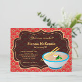 Chinese voedselfeestdag kaart (Staand voorkant)