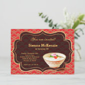 Chinese voedselfeestdag kaart (Staand voorkant)