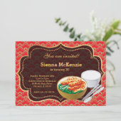 Chinese voedselfeestdag kaart (Staand voorkant)