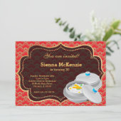 Chinese voedselfeestdag kaart (Staand voorkant)