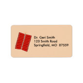 Chinese voetzoekers etiket (Voorkant)