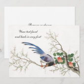 Chinese vogelschilders kaart (Voorkant / Achterkant)