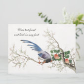 Chinese vogelschilders kaart (Staand voorkant)
