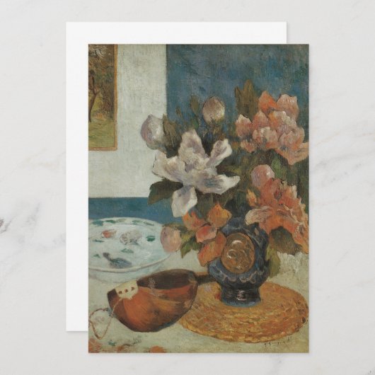 Chinese volken en Mandolin door Paul Gauguin (Voorkant / Achterkant)