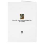 Chinese volken en Mandolin door Paul Gauguin (Achterkant)