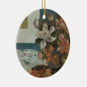 Chinese volken en Mandolin door Paul Gauguin Keramisch Ornament (Rechts)