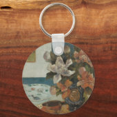 Chinese volken en Mandolin door Paul Gauguin Sleutelhanger (Voorkant)