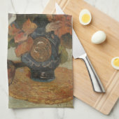 Chinese volken en Mandolin door Paul Gauguin Theedoek (Quarter Fold)