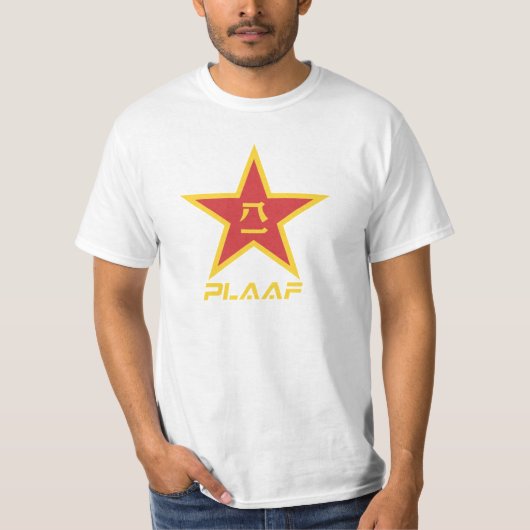 CHINESE VOLKEREN LIBERATION ARMY AIR FORCE (PLAAF) T-SHIRT (Voorkant)