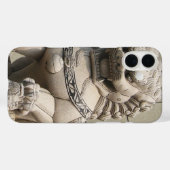 Chinese Vrouw Guardian Lion Foo Dog 石 獅 Case-Mate iPhone Case (Achterkant (horizontaal))