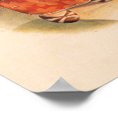 Chinese vrouwen die Golf spelen, oud Shanghai-Post Poster (Hoek)