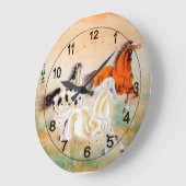 Chinese Wall Clock met uurpatroon Grote Klok (Hoek)