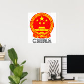 Chinese wapenschild poster (Thuiskantoor)