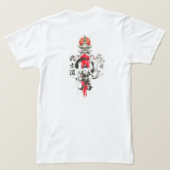 Chinese Warrior Samurai T-shirt – Epische Aziatisc (Design achterkant)