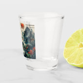 Chinese Watercolor Shot Glas (Rechts)