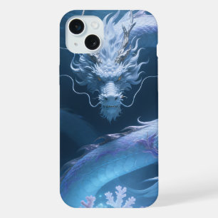 Chinese Waterdraak Fantasie Kunstontwerp Met Koraa iPhone 15 Plus Case