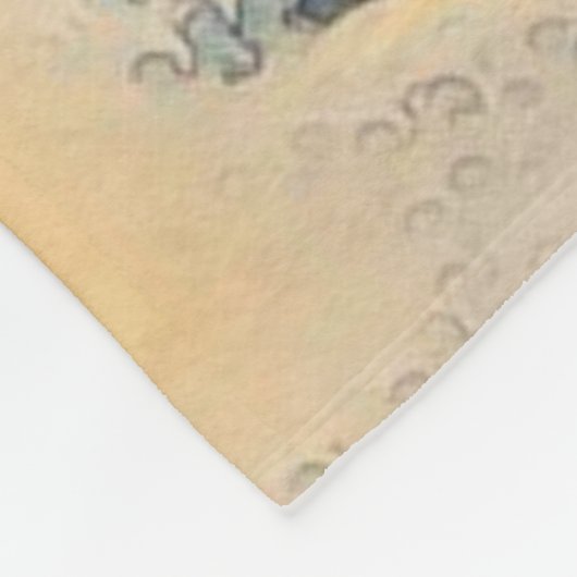 Chinese waterdraak fleece deken (Hoek)