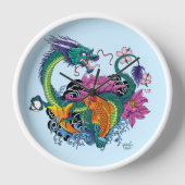 Chinese waterdraak koi vis (Voorkant)