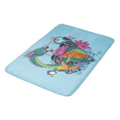 Chinese waterdraak koi vis badmat (Gekanteld)