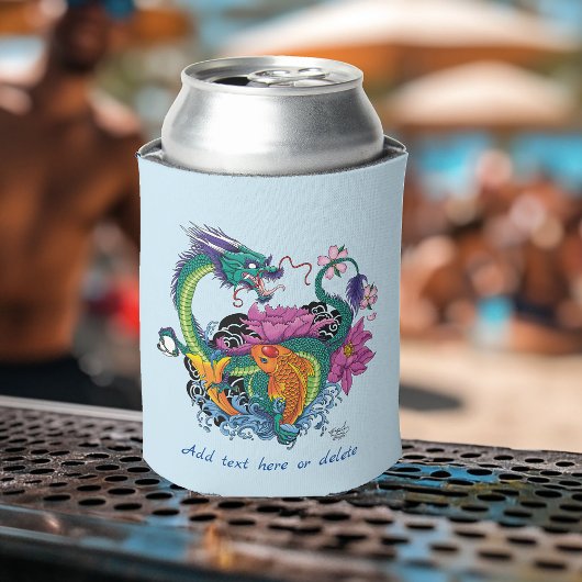 Chinese waterdraak koi vis blikjeskoeler