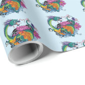Chinese waterdraak koi vis cadeaupapier (Rol Hoek)