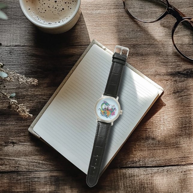 Chinese waterdraak koi vis horloge (Creator heeft geüpload)