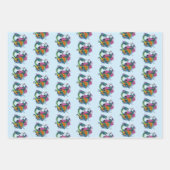 Chinese waterdraak koi vis inpakpapier vel (Voorkant 3)