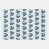 Chinese waterdraak koi vis inpakpapier vel (Voorkant 2)