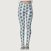 Chinese waterdraak koi vis leggings (Voorkant)