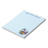 Chinese waterdraak koi vis notitieblok (Linkerzijde)